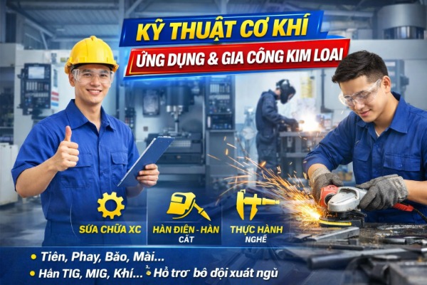 Kỹ thuật Cơ khí Ứng dụng & Gia công Kim loại